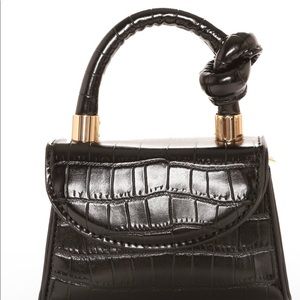 Knot Black Mini Bag